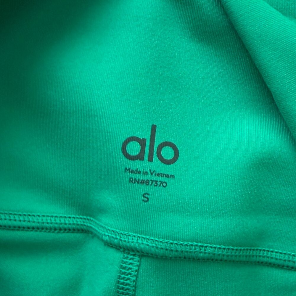 ALO 7/8 High Waist Airbrush Legging in Green Emerald - Size Small - Picture 5 of 9
